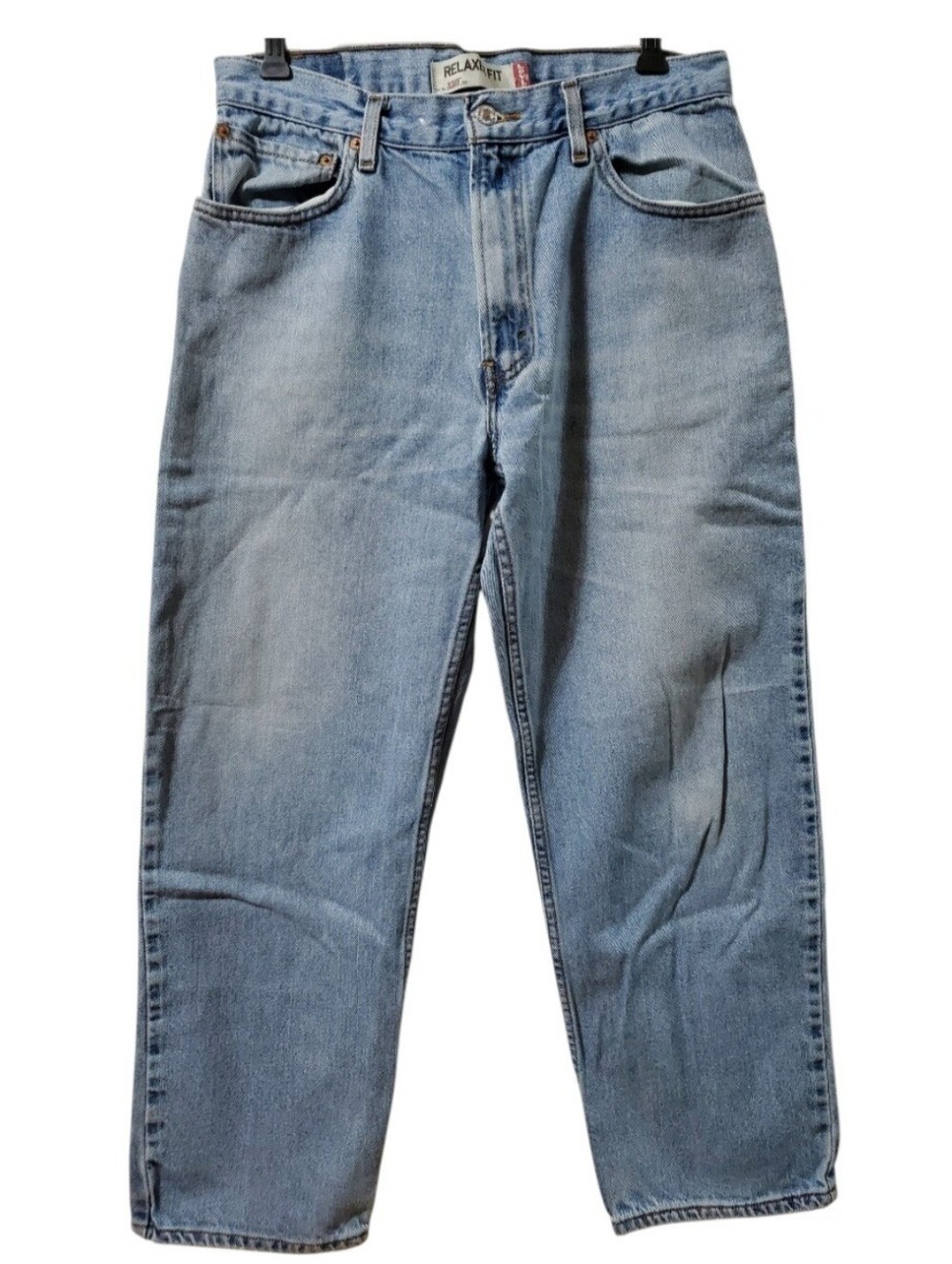 Levi's Light Blue Relaxed Fit Straight Jeans Size 33x30